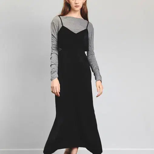 [BUNJANG] J Chung Black Cut-out Detail Sleeveless Midi Dress M / 제이청 j chung 블랙 컬러 컷아웃 디테일 슬리브리스 원피스 m