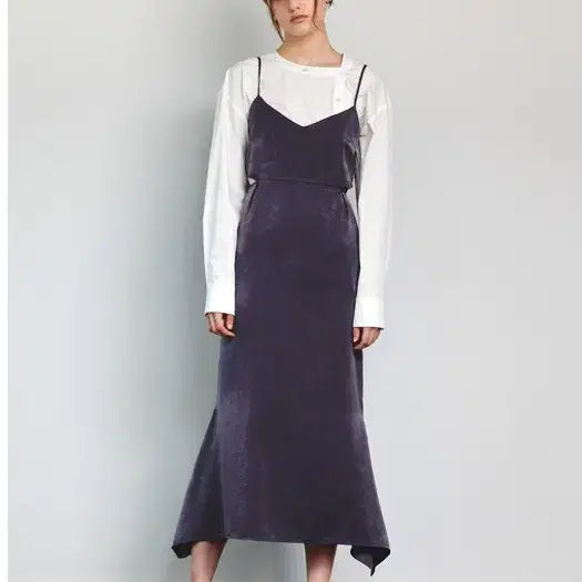 [BUNJANG] J Chung Gray Cut-Out Sleeveless Maxi Dress Size M / 제이청 j chung 그레이 컬러 컷아웃 디테일 슬리브리스 원피스 m