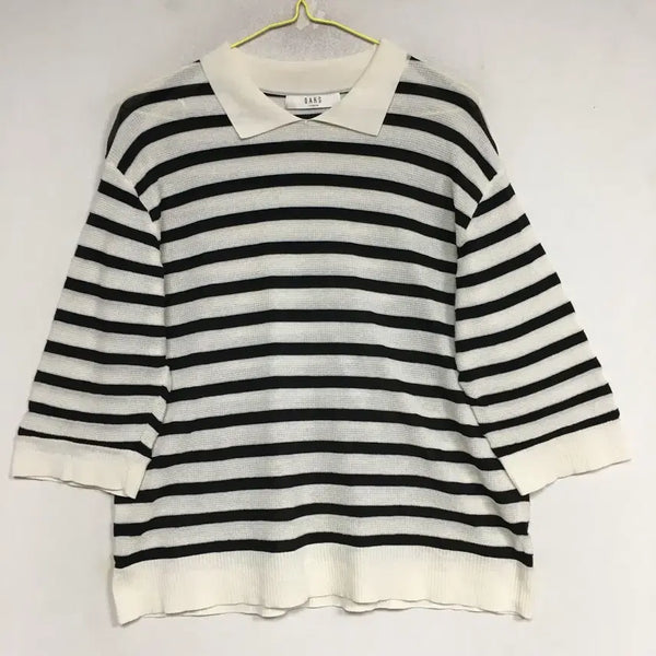 [BUNJANG] Daks Ladies Striped Summer Knit 100 / 닥스 레이디스 스트라이프 여름 니트 100