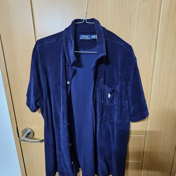 [BUNJANG] Polo Ralph Lauren Navy Short Sleeve Terry Shirt XL / 폴로 랄프로렌 네이비  반팔 셔츠팝니다