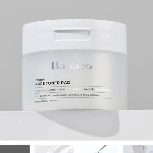 [BUNJANG] Babaco Ectoin Pore Toner Pad 60 Count / 바바코 엑토인 모공 토너패드 60매(새상품.정품인증가능)