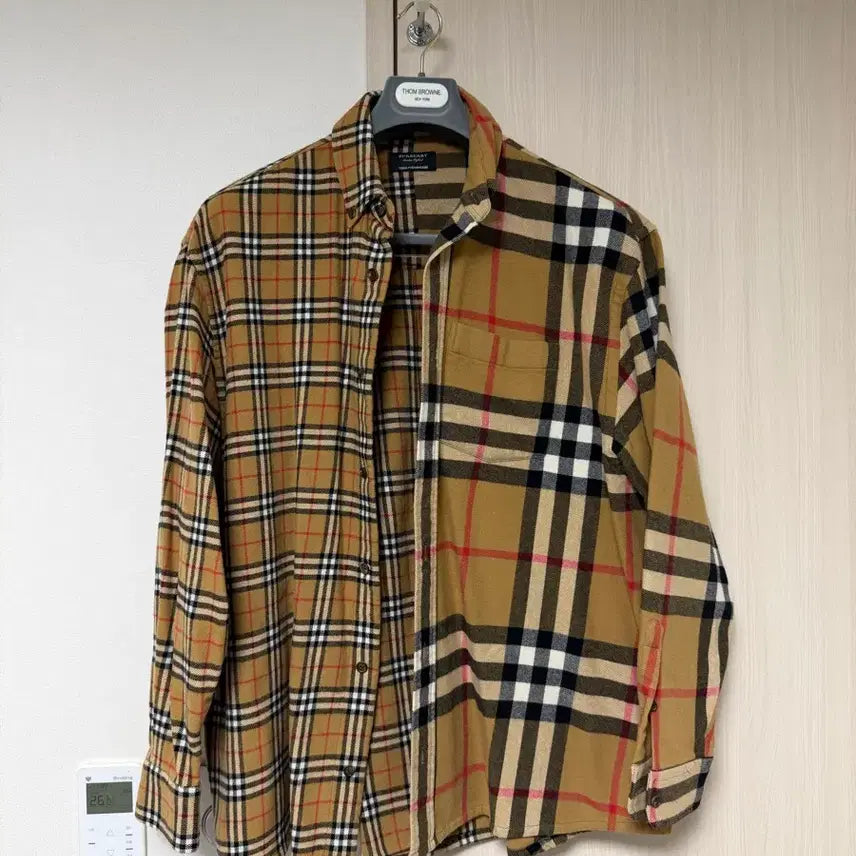 [BUNJANG] Gosha Rubchinskiy x Burberry Check Shirt / 고샤 x 버버리 체크 셔츠