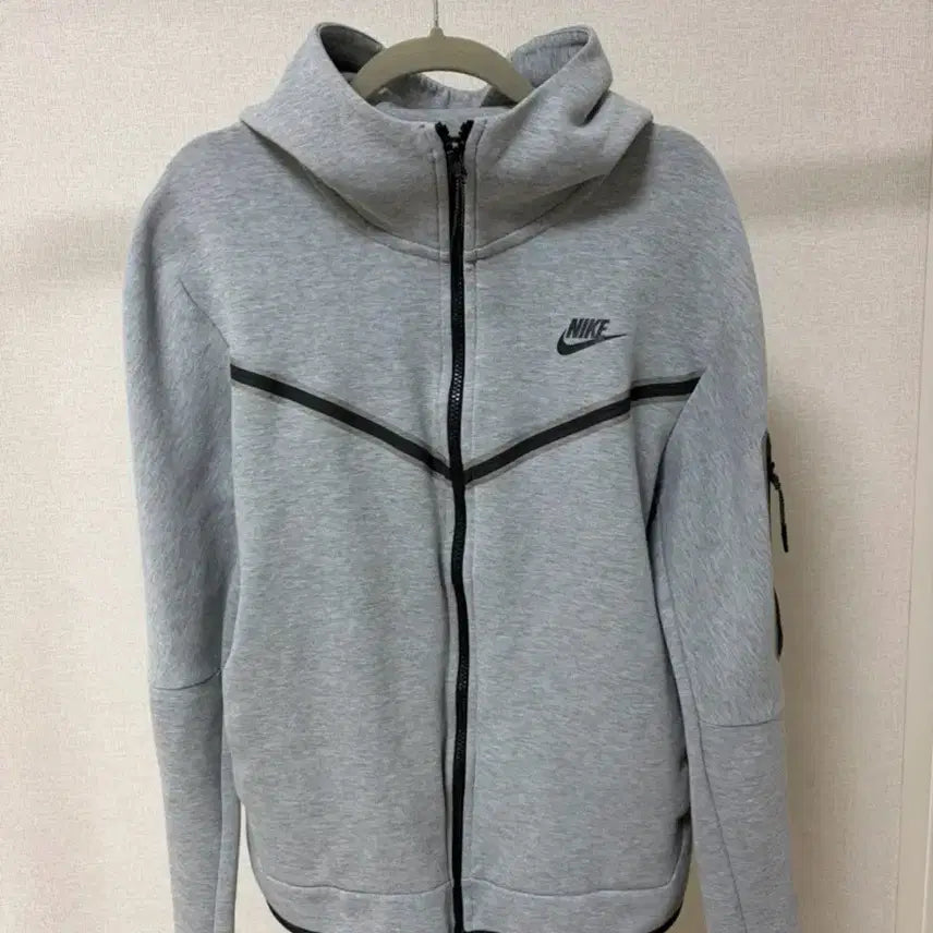[BUNJANG] Nike Tech Fleece Hooded Zip-Up Gray / 나이키 테크 플리스 후드 집업 그레이 급처