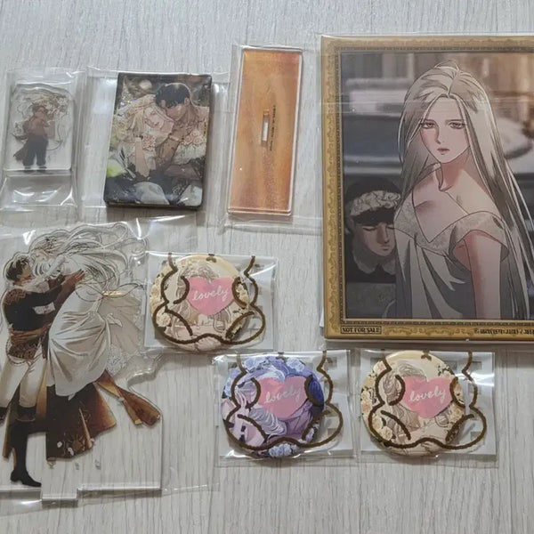 [BUNJANG] Ridi Romance Fantasy Webtoon "Plunderous Souls" Merchandise Bundle / (일괄급처)(가격안내림)리디 로판 웹툰 약탈혼 굿즈 판매합니다.