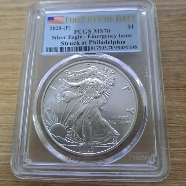 [BUNJANG] 2020 Pigs Emergency Issue MS70 Silver Eagle Coin / 미국 이글은화 2020 pigs ms70 emergency  issue