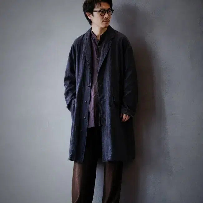 [BUNJANG] Nest Robe Hemp Linen Over Coat / 네스트로브컨팩트 헴프린넨 오버 코트