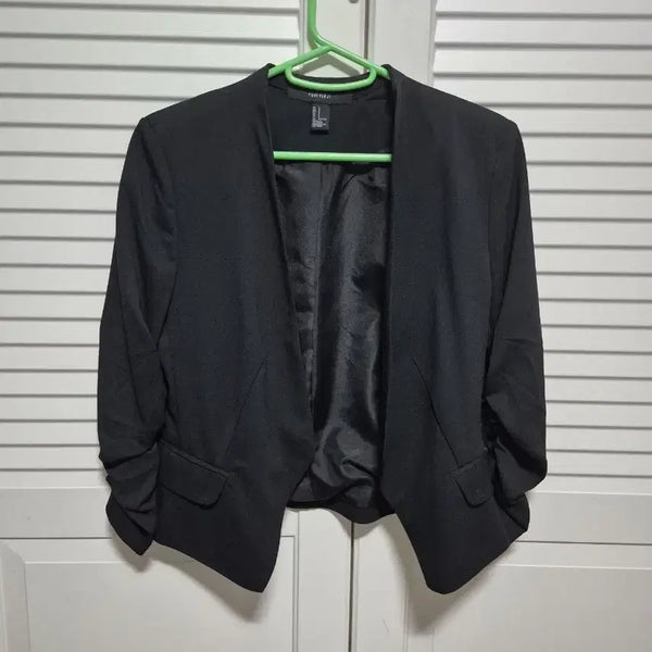[BUNJANG] Forever 21 Women's Black Blazer Jacket / 여성 블랙 블레이저 자켓 포에버21 forever21