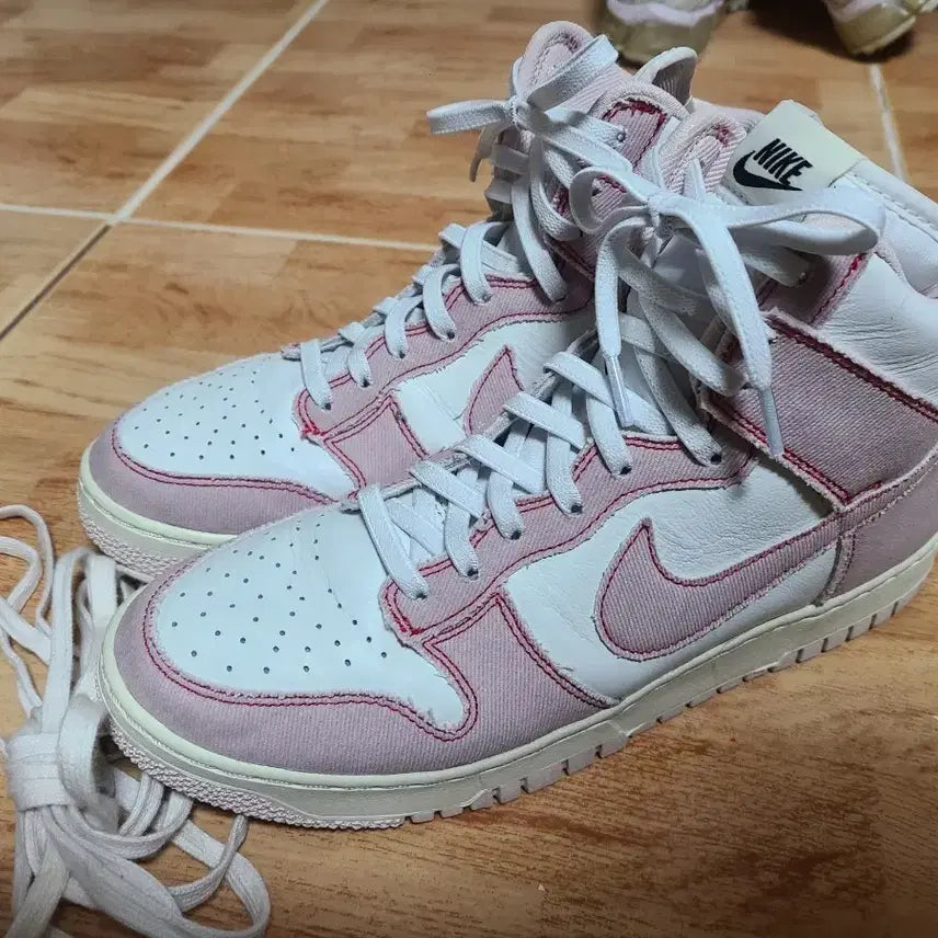 [BUNJANG] Nike Dunk High Denim Rose / 나이키 덩크하이 데님로즈 275(265추천)