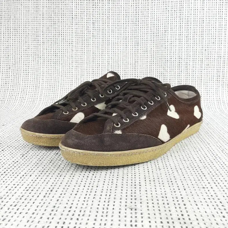 [BUNJANG] Burberry Calf Hair Sneakers Size 37 / 버버리 송치 스니커즈 37