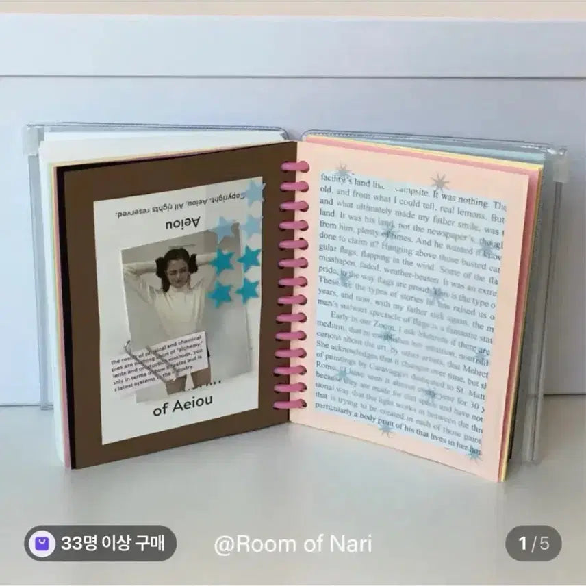 [BUNJANG] Room of Ordinary Rouge Ring Diary Gardening Book Set / 룸오브나리 루즈링 다이어리 가드닝북 세트 일괄