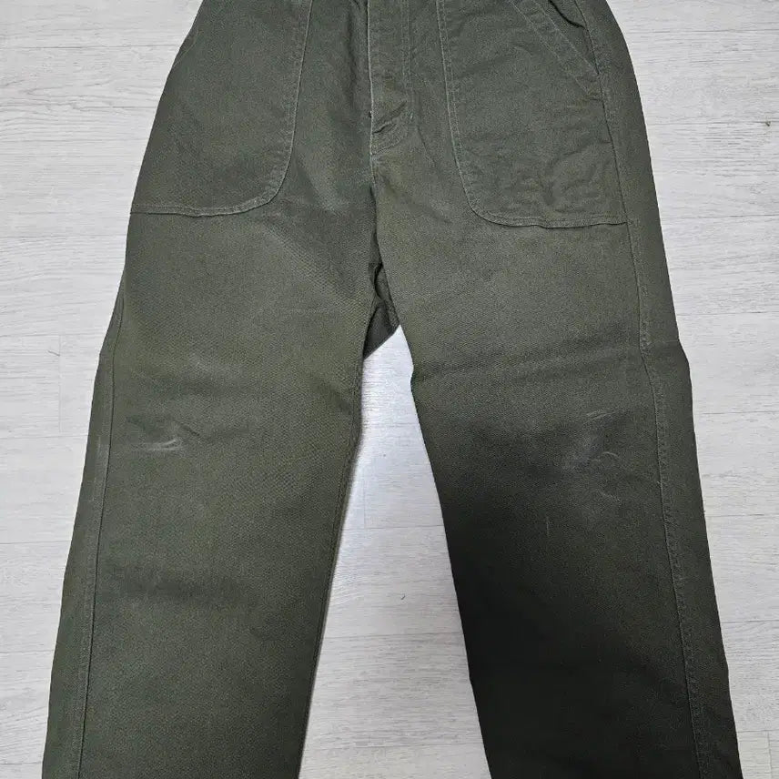 [BUNJANG] Roughside Olive Fatigue Pants / 러프사이드 퍼티그팬츠 올리브 1
