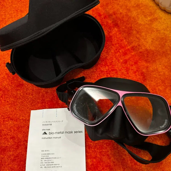 [BUNJANG] Apollo Mask Black/Pink Frame Type C (Scuba) / 아폴로 마스크 블랙/핑크