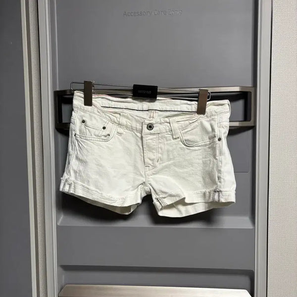 [BUNJANG] Polo Ralph Lauren White Denim Shorts / 폴로 랄프로렌 화이트 데님 숏팬츠