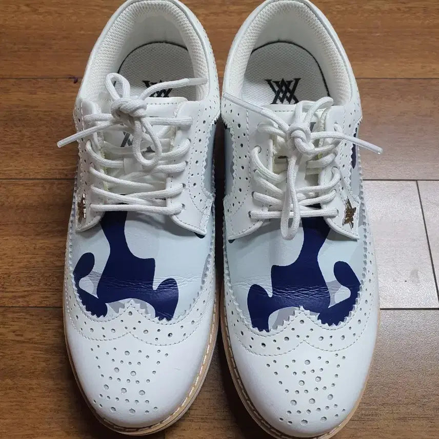 [BUNJANG] Anew Golf Shoes White Camo Size 230 / 어뉴 골프화 화이트 카모 230