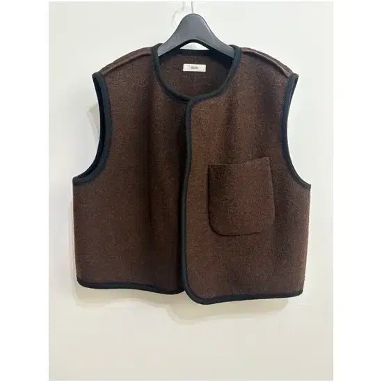 [BUNJANG] RIER Walker Wool Vest Brown XL / 리에르 RIER / 워커 울 베스트 브라운 / XL