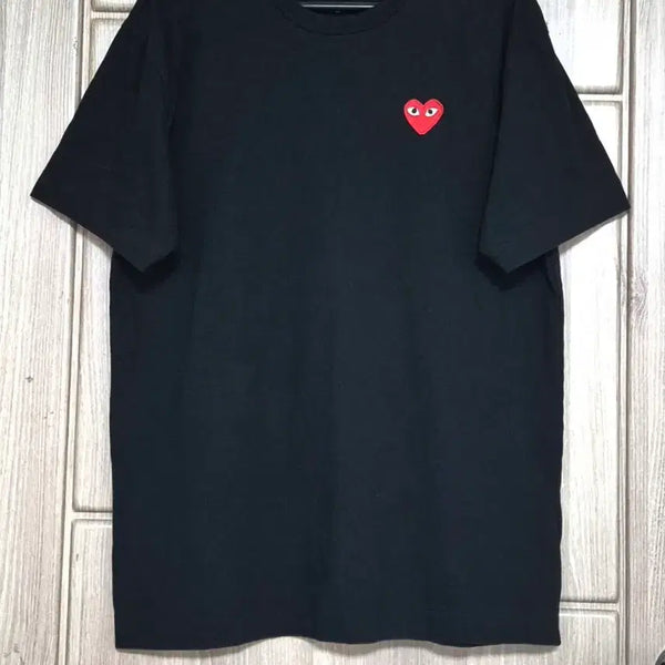 [BUNJANG] Comme des Garçons Play Heart Logo T-Shirt XL / (정품)꼼데가르송 플레이 하트 로고  반팔티(공용가능) XL