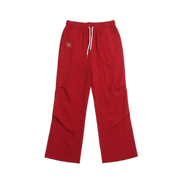 [BUNJANG] ROKBBK Red String Banding Pants Women's M / 여성M/ 텍새옷 ROKBBK 레드 끈 밴딩 팬츠 21-104