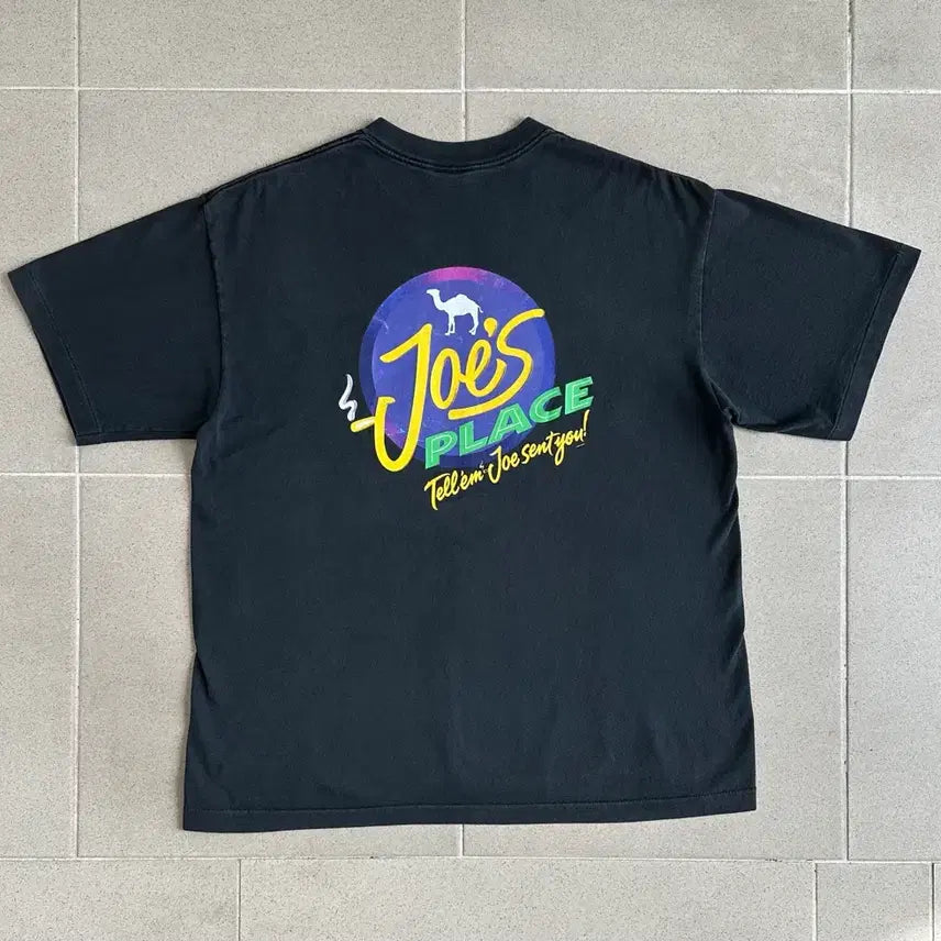 [BUNJANG] Vintage 90s Camel Cigarettes Joe's Place T-Shirt XL / 90s 빈티지 카멜 시가렛 티셔츠 XL Joe's place