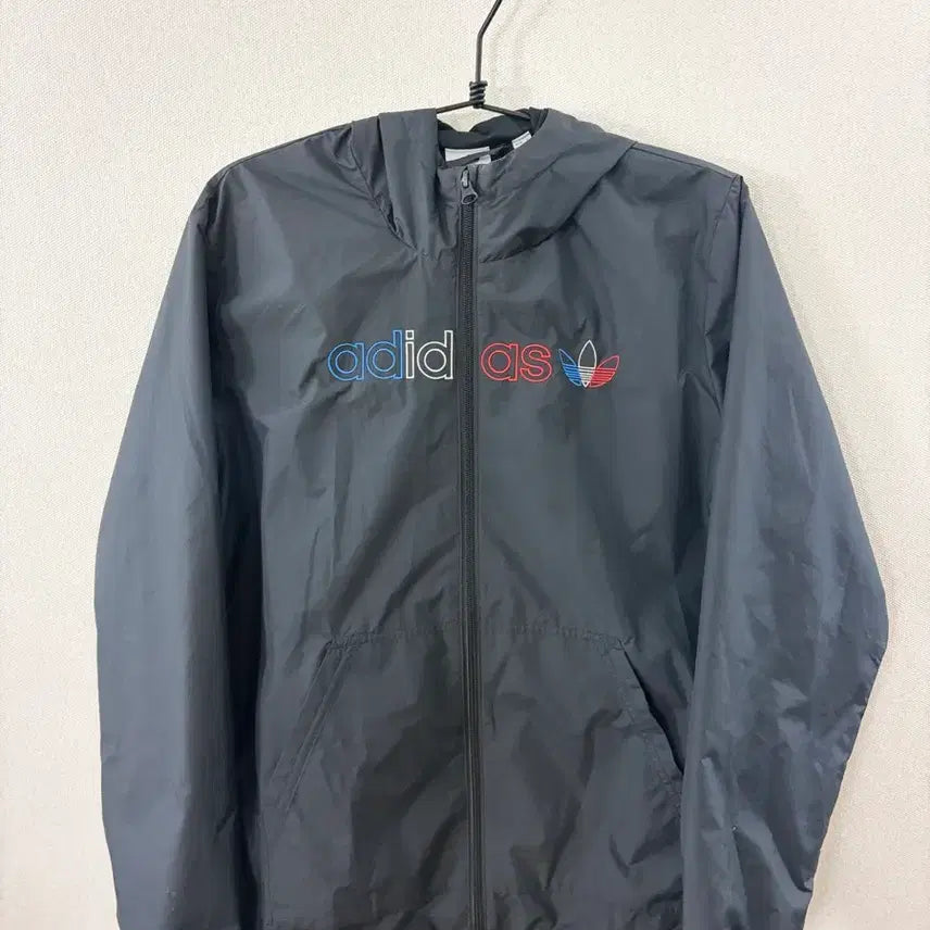 [BUNJANG] Adidas Unisex Hooded Windbreaker / 남녀공용 아디다스 (Adidas) 후드 바람막이