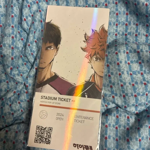 [BUNJANG] Haikyuu!! Hologram Ticket / 하이큐 홀로그램 티켓