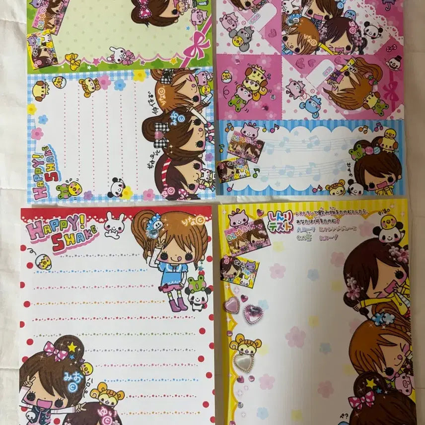 [BUNJANG] Heisei Era Japanese Bijin Paper Set / 미소녀 일본 지류 헤이세이 셋업 갸루