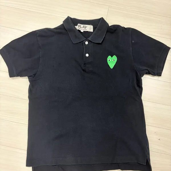 [BUNJANG] Comme des Garçons Play Black T-shirt Size S / 꼼데가르송 플레이 카라티 블랙 s사이즈