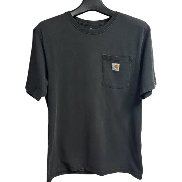 [BUNJANG] Carhartt Vintage Custom Charcoal Pocket T-Shirt - M / 칼하트 빈티지 커스텀 차콜 포켓 반팔티셔츠 M size
