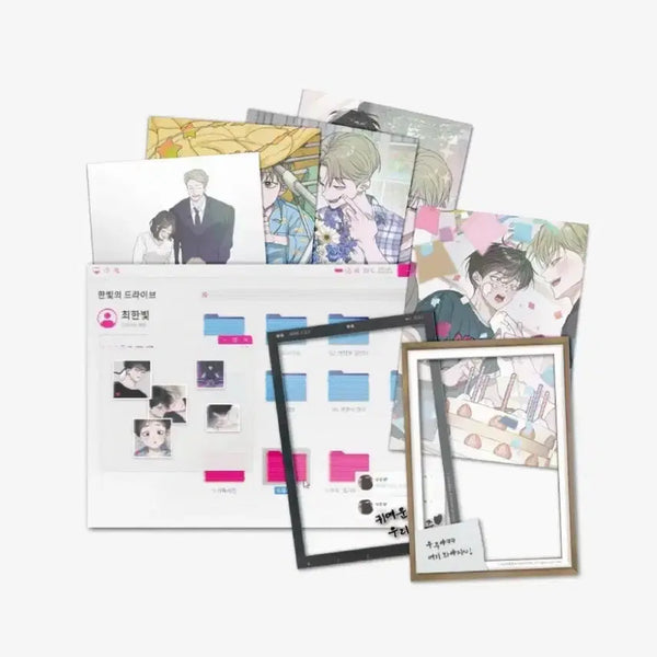 [BUNJANG] Jaimi Shop Pond of Falling Flowers Family Photo Folder Package / 재이미샵 꽃이 지는 연못 꽃지연 가족 사진 폴더 패키지