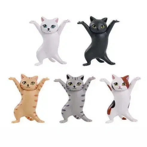 [BUNJANG] Manse Cat Figure 5-Piece Set / 만세 고양이 피규어 5종세트