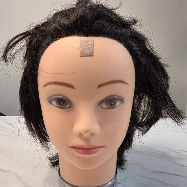 [BUNJANG] Cheonhyein 100% Human Hair Perm Practice Wig / 천혜인 통가발 파마연습용 인모100%