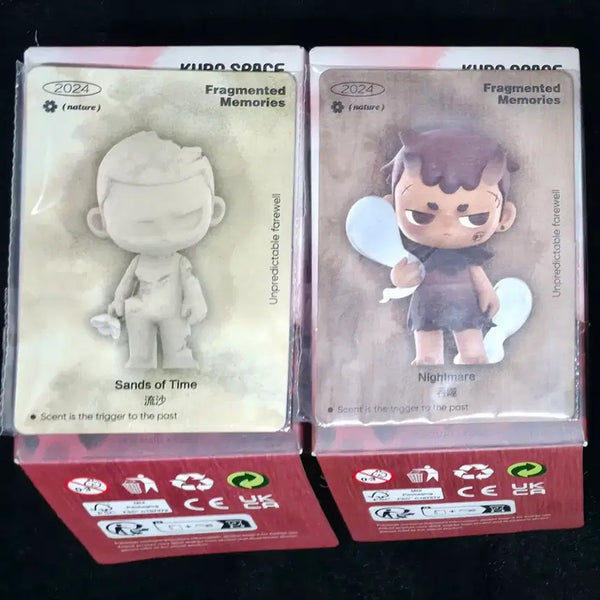[BUNJANG] Pop Mart Kubo Scented Figures (Set of 2) 'Hourglass Nightmare' Collection - Sealed / [팝마트 정품/미개봉] 쿠보 향기 2종일괄 시간의모래 악몽