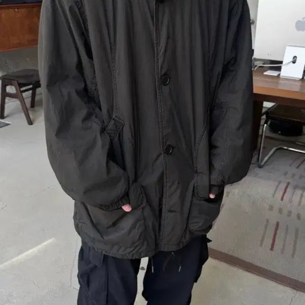 [BUNJANG] Pollyteru Padded Hunt Coat Khaki Olive / 4)폴리테루 패디드 헌트코트 카키올리브