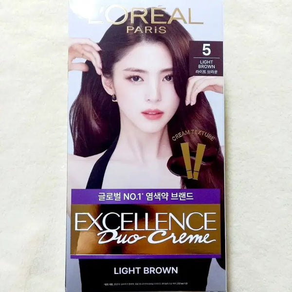 [BUNJANG] L'Oréal Paris Excellence Duo Cream 5. Light Brown / (새상품) 로레알파리 엑셀랑스 듀오 크림5.라이트 브라운