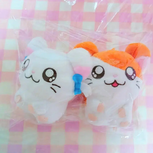 [BUNJANG] Hamtaro Hamtaro & Ribbon Doll Charm + Smart Tok Holder / 방가방가 햄토리 키링+스마트톡용 햄토리&리본 인형