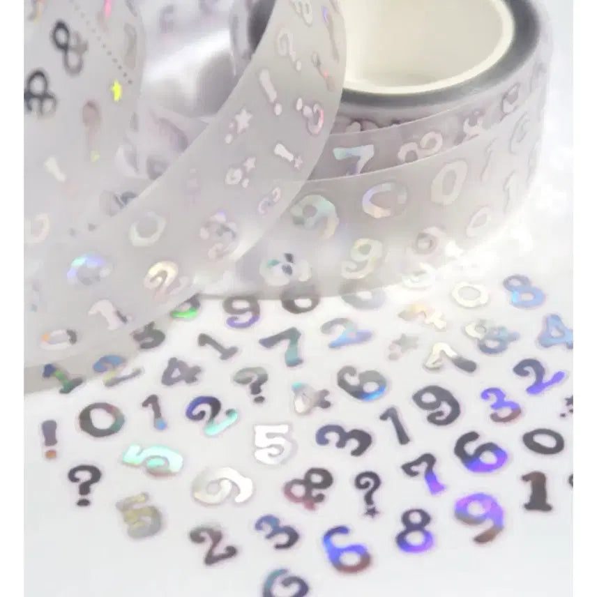 [BUNJANG] Stickers Twisty Numbers Kiss Cut / 스티커스 트위스티 넘버스 키스컷 소분양도