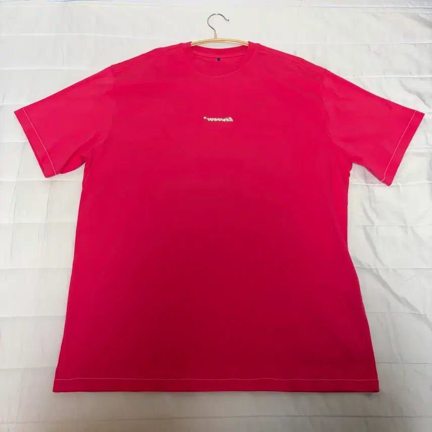 [BUNJANG] Ader Error Graphic Print T-Shirt Pink XL / 아더에러 반팔티 XL