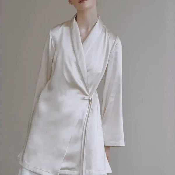[BUNJANG] Hotel Doson Classic Mini Robe (Soft Ivory, Free Size) / [새제품] 호텔도슨 클래식 미니 로브