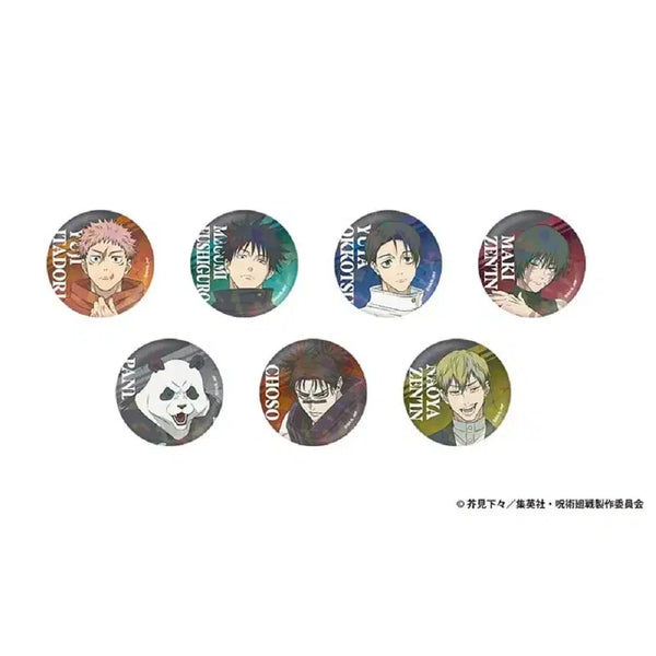 [BUNJANG] Jujutsu Kaisen Cursed Play Trading Hologram Can Badges - Yuji, Megumi, Choso, Naoya / 주술회전 사멸회유 트레이딩 홀로그램 캔뱃지 유지 쵸소우 마키 판다