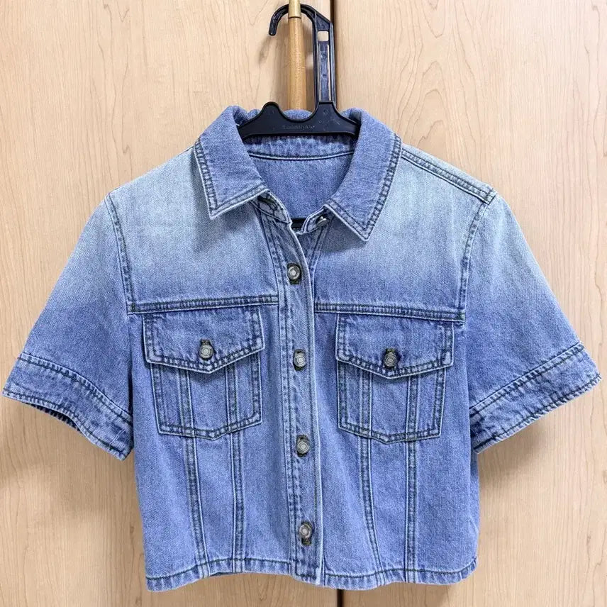 [BUNJANG] Juun.J 23SS Women's Short Sleeve Denim Jacket Size 34 / 준지 23ss 여성 반팔 데님자켓 34