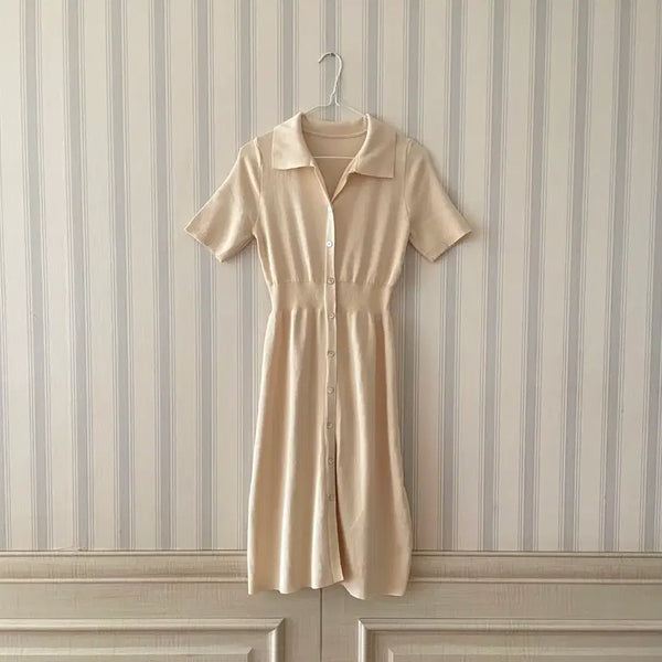 [BUNJANG] Ivory Knit Dress / 아이보리 니트 원피스