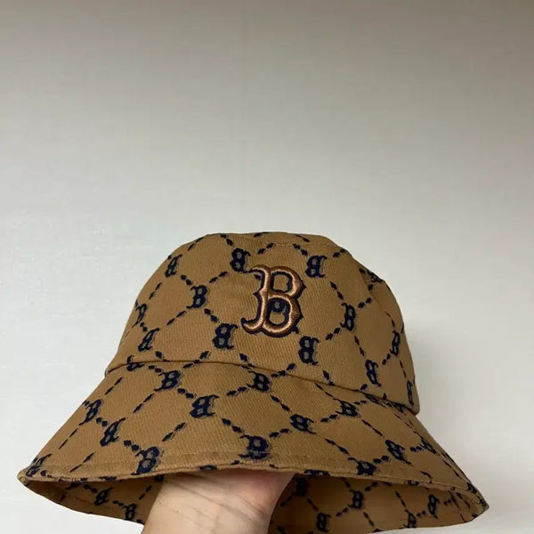 [BUNJANG] MLB Boston Red Sox Brown Bucket Hat / MLB 보스턴 레드삭스 벙거지 모자 브라운 버킷햇 57