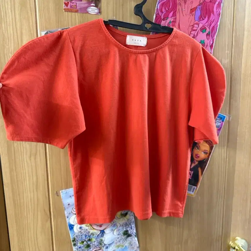 [BUNJANG] Puff Sleeve T-Shirt / 퍼프 티셔츠