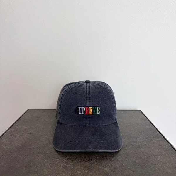 [BUNJANG] Supreme 6-Panel Pigment Cap Navy / (OS) 슈프림 6패널 볼캡 모자 피그먼트 네이비