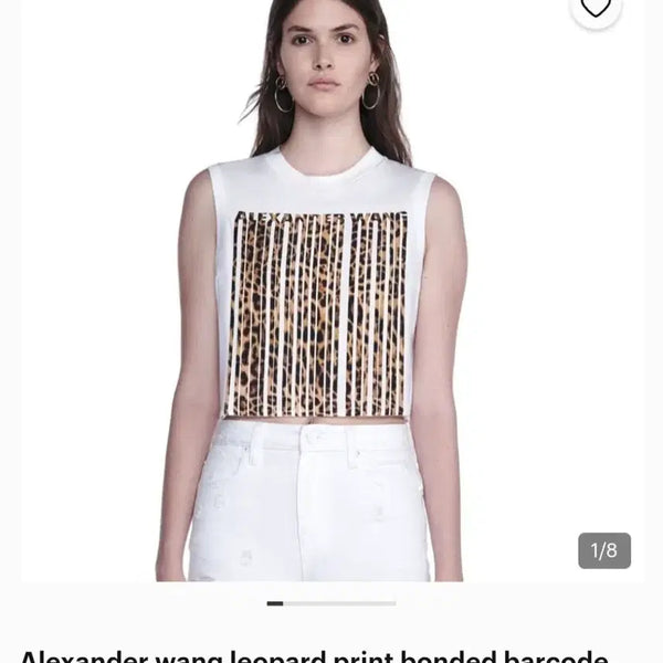 [BUNJANG] Alexander Wang Leopard Print Tank Top XS / (정품)알렉산더왕 레오파드 나시(여성) XS(새상품)