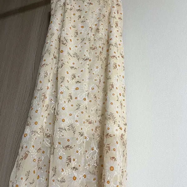 [BUNJANG] SHEIN Daisy Floral Pattern Long Skirt / 쉬인 데이지 꽃무늬 롱스커트