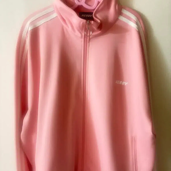 [BUNJANG] Nerdy Pink Jersey L / 널디 핑크 져지 L / 아디다스 지뢰계 서브컬쳐