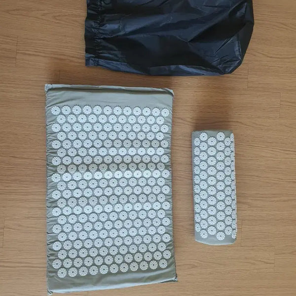 [BUNJANG] Acupressure Mat and Pillow Set / 지압매트와 지압베개 세트 새상품