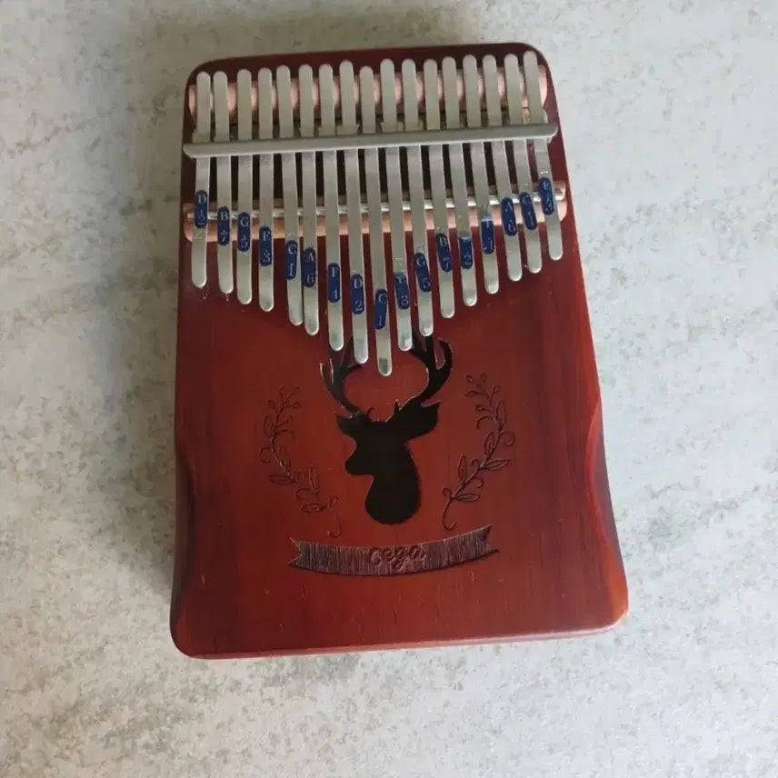 [BUNJANG] 17-Key Kalimba Rudolph Patterned / 카림바 루돌프 문양 17키