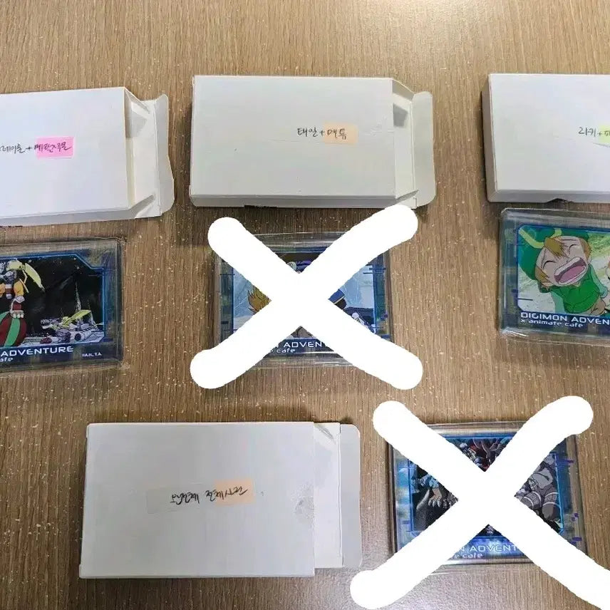 [BUNJANG] Digimon Adventure Animate Cafe Wargreymon & Takeru Photocard / (교환 판매) 디지몬 어드벤처 애니메이트 카페 리키 워그레이몬