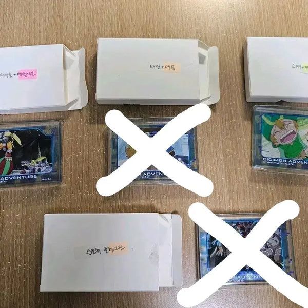 [BUNJANG] Digimon Adventure Animate Cafe Wargreymon & Takeru Photocard / (교환 판매) 디지몬 어드벤처 애니메이트 카페 리키 워그레이몬